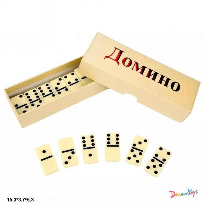 

Домино 28дет. в кор. 15.3*3.7*5.3см 100шт