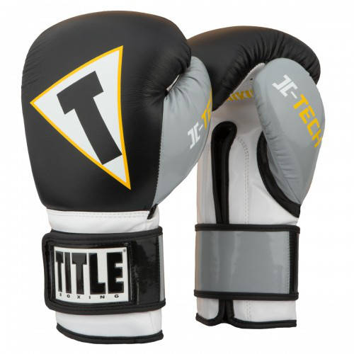 

Оригинальные Боксерские Перчатки TITLE Icon I-tech Training Gloves - Black/Grey/White