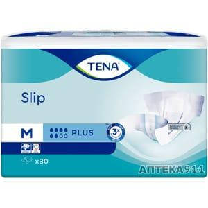 

Подгузники памперсы для взрослых Tena Slip Plus размер M (73-122 см), 30 шт