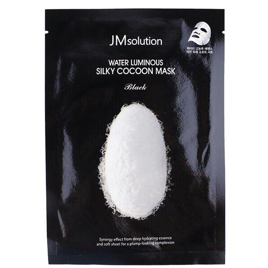 

Тканевая маска для упругости кожи с протеинами шелка JMsolution Water Luminous Silky Cocoon Mask Black