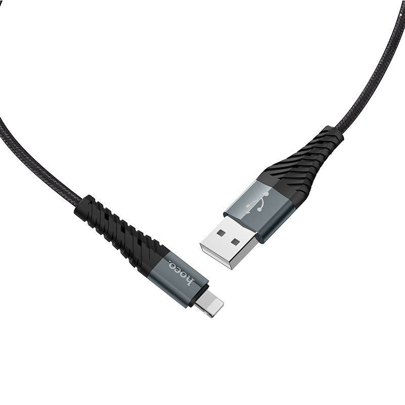 

USB Кабель Hoco X38 Cool Charging USB Lightning 1М черный