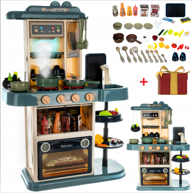 

Высокая кухня 72 см игровая интерактивная детская с водой Mega Kitchen 889-183