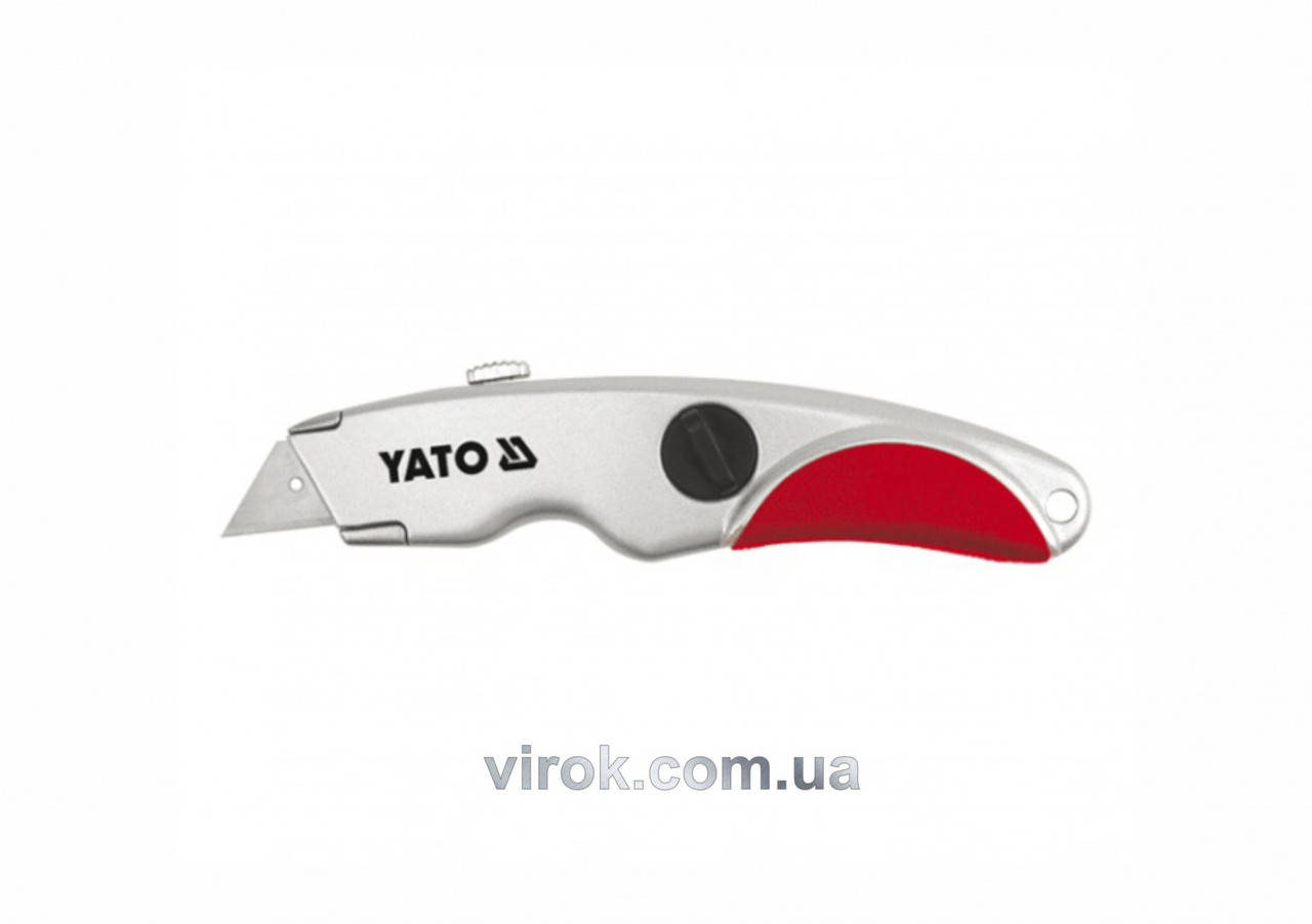 

Нож YATO с трапециевидным лезвием + 2 запасные лезвия YT-7520
