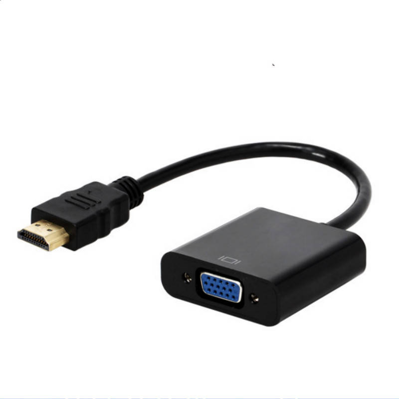 

Переходник HDMI to VGA без аудио, Черный