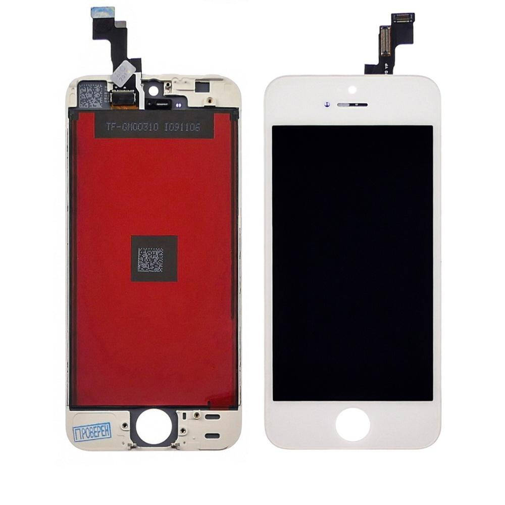 

Дисплей (lcd экран) для Apple iPhone 5S с белым тачскрином HC, Белый