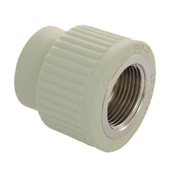 

Муфта полипропиленовая ASG 25х1/2" с внутренней резьбой, Серый