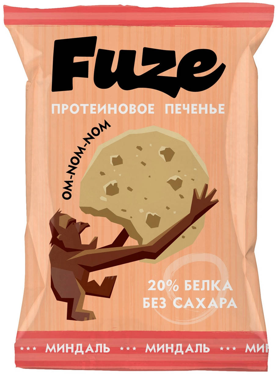 

Протеиновое печенье Fuze вкус Миндаль (40 грамм)