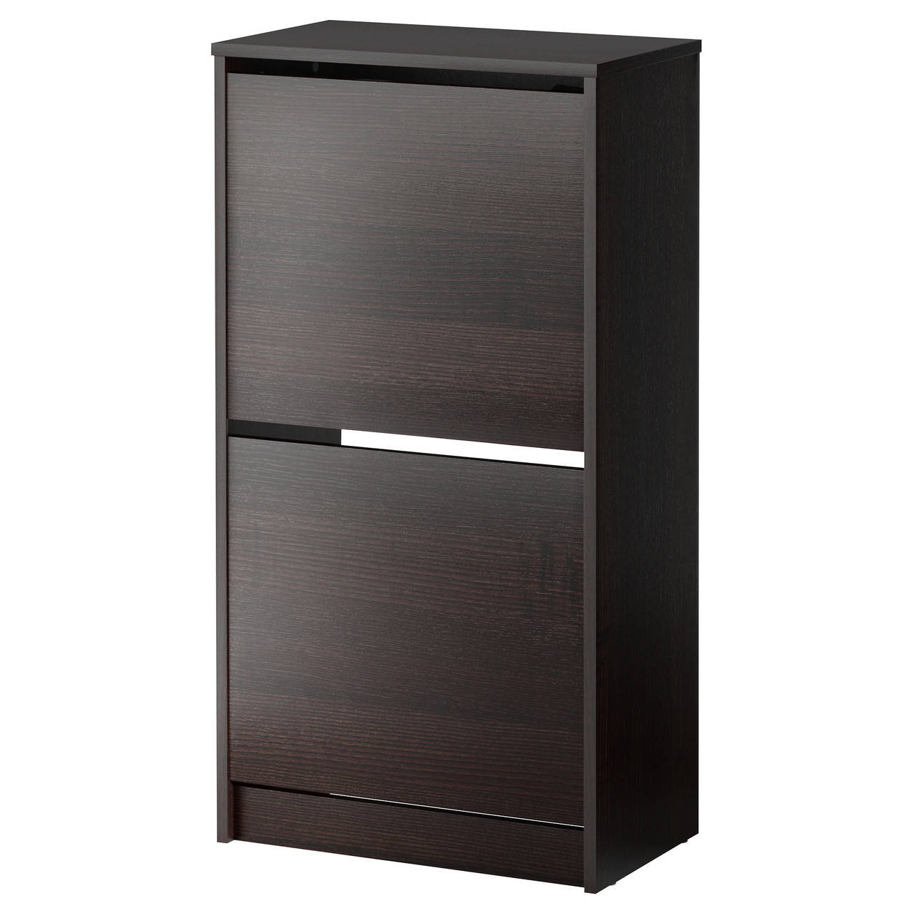 

Шкафчик для обуви IKEA BISSA 2 ящика 49x93 см черно-коричневый 902.484.26