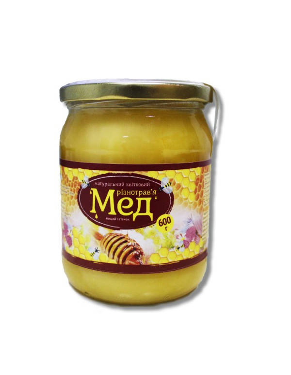 

Мед різнотрав'я 600г