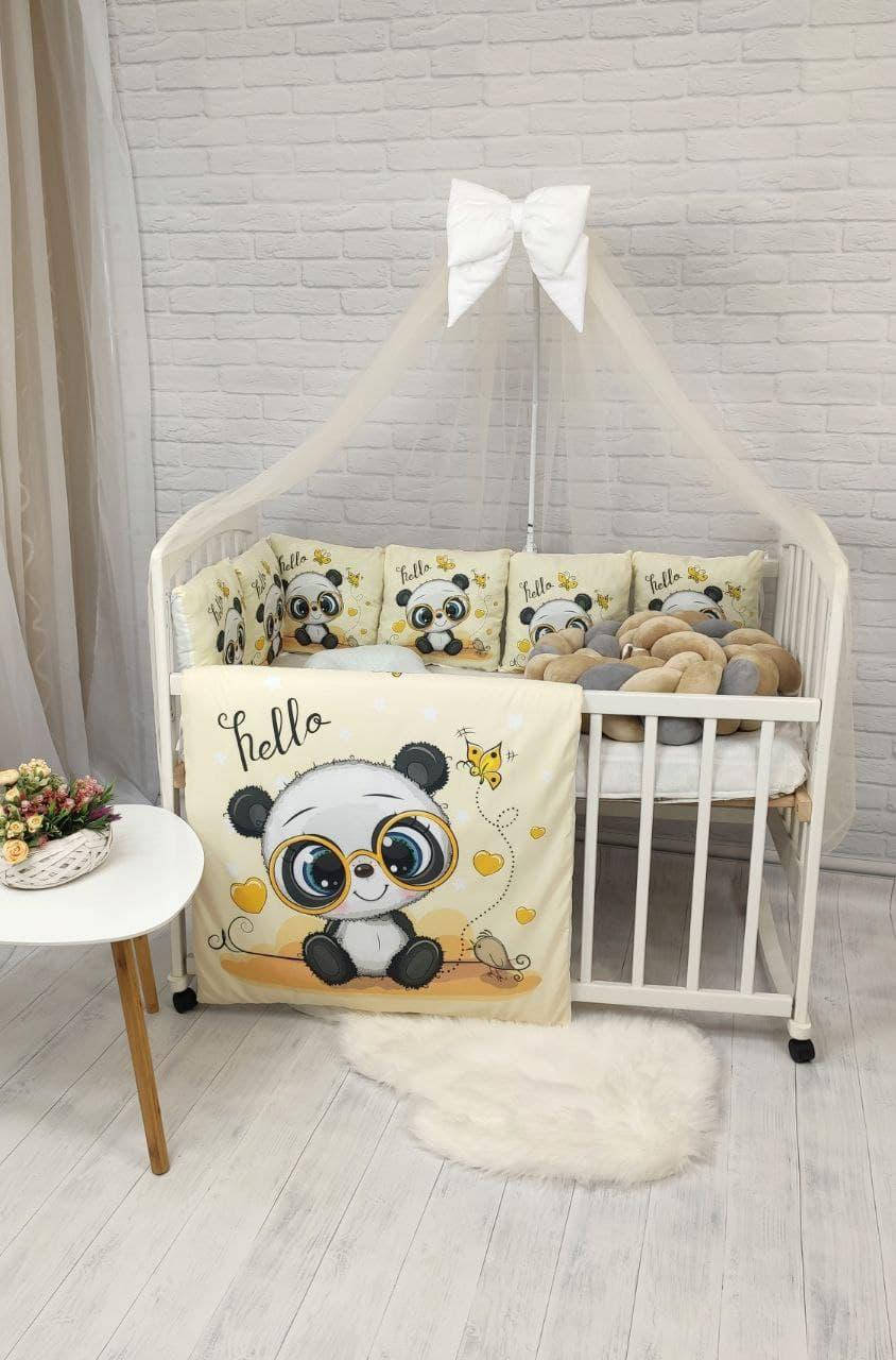 

Набор постельного белья детскую кроватку/ манеж "Коса" - Бортики в кроватку / защита в детскую кроватку