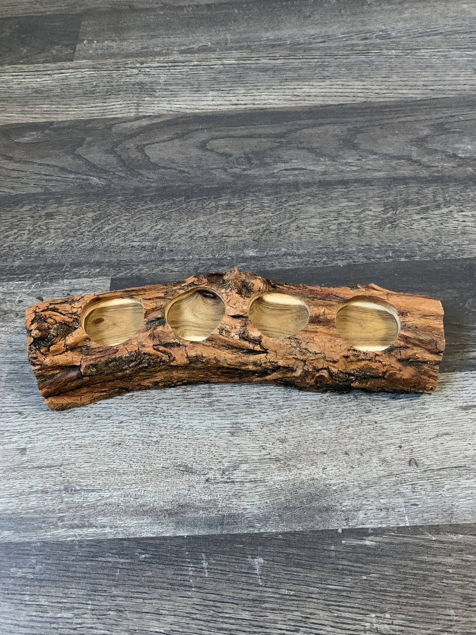 

Деревянный Дегустационный сет для 4-х рюмок бревно