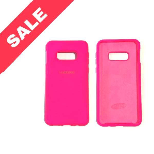 

Силиконовый чехол "Original Silicone Case" SAMSUNG G970 / S10E Малиновый