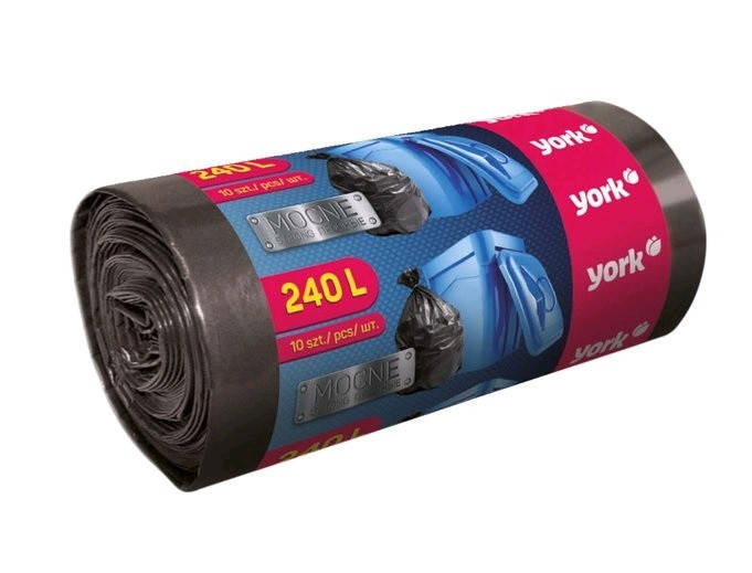 

Пакет для мусора York 240л 10шт 090550