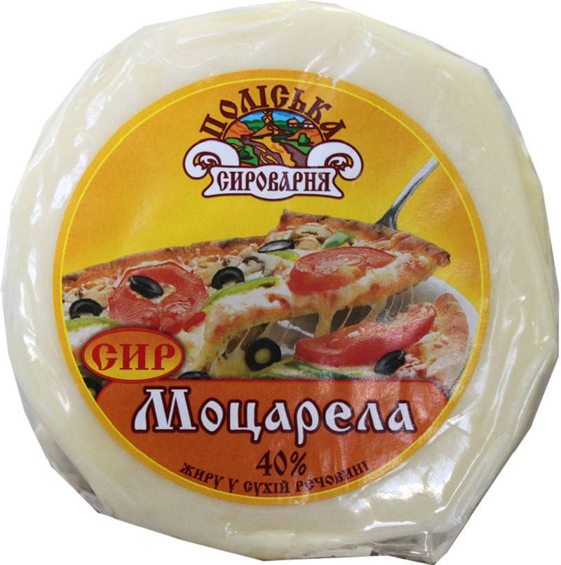

Сыр Моцарелла "Полесье" голова 0.5 kg