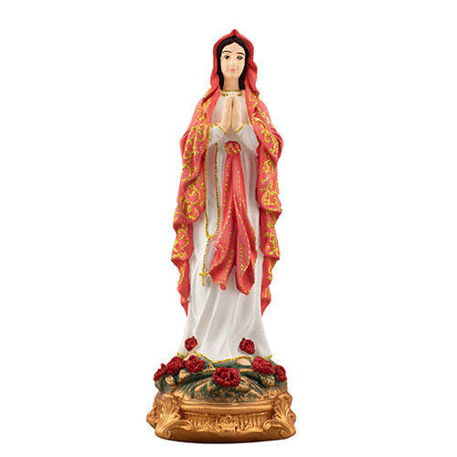 

Статуэтка Дева Мария с розами цветная, (гипс) R0205-1(G), Песочный