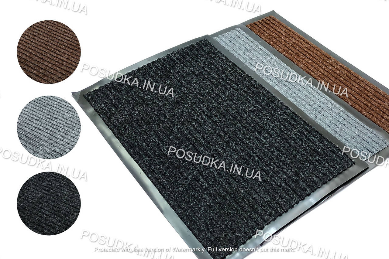 

Коврик придверный влаговпитывающий 40*60 см Полоса