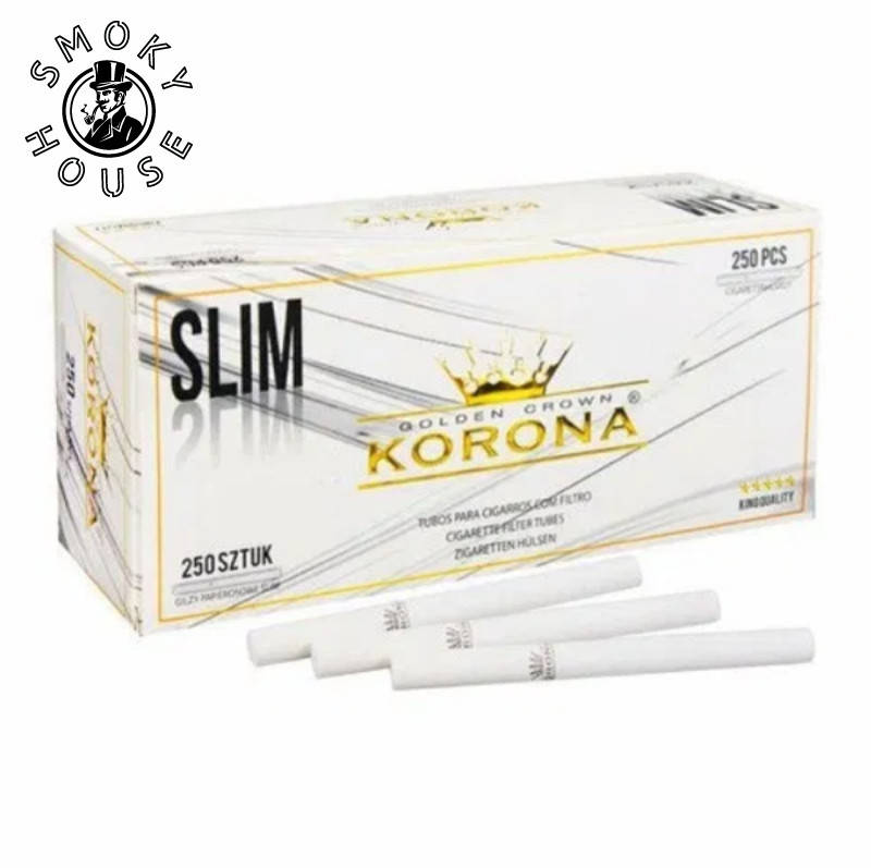 

Гильзы для сигарет Korona Slim 250 (белые)
