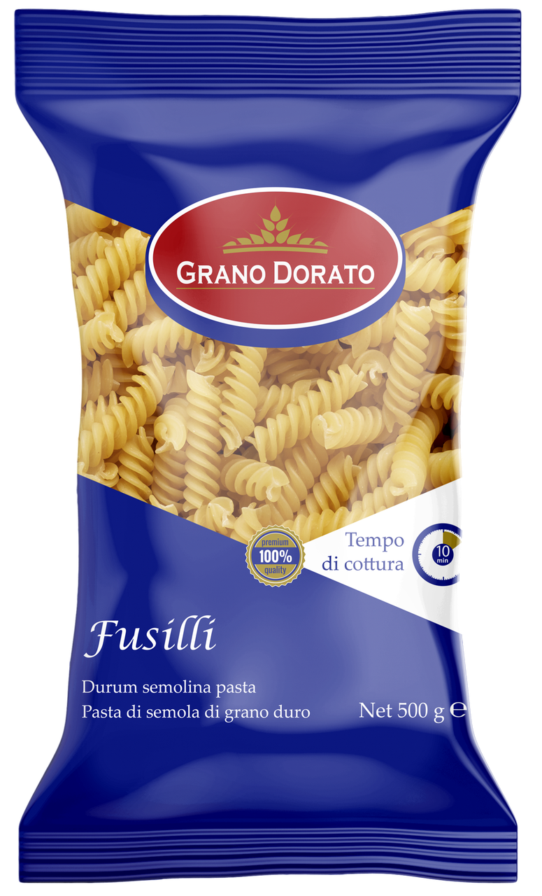 

GRANO DORATO Макарони Свердла 500г (FUSILLI)