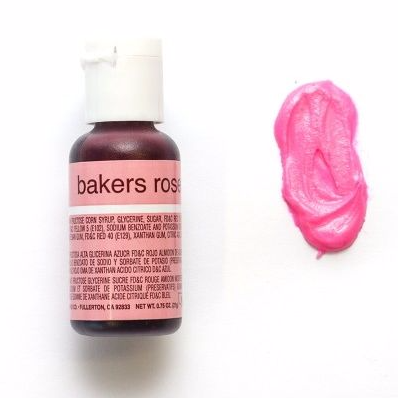 

Гелевый краситель Chefmaster Нежно-розовый Bakers Rose 20г