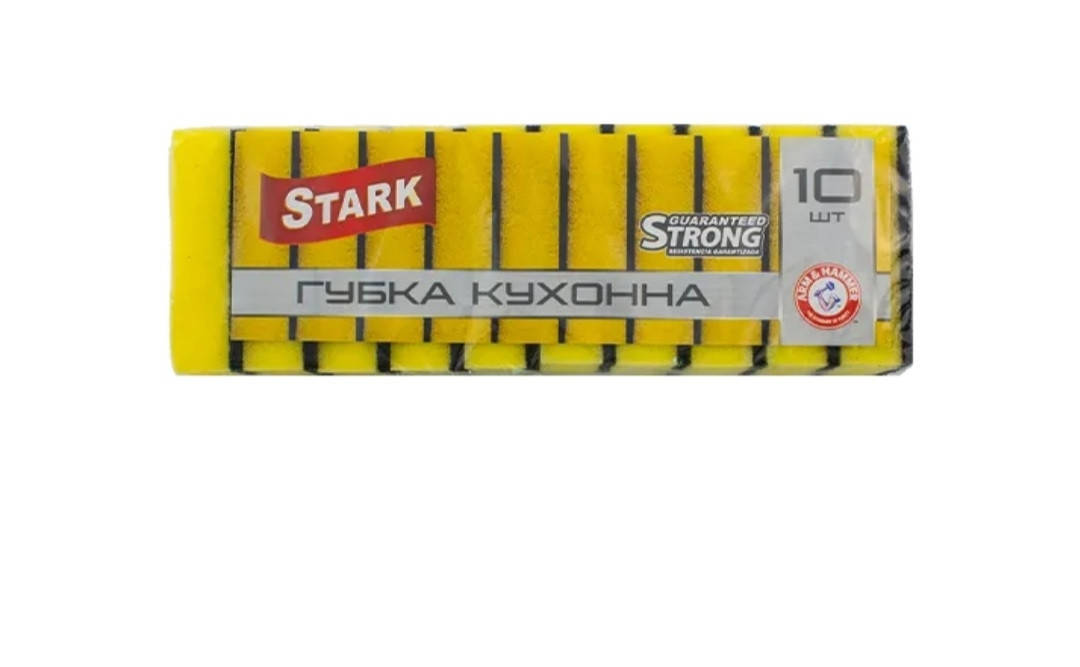 

Губка кухонная "Strong" ТМ "STARK" 10 шт., Желтый