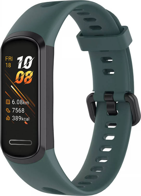 

Силиконовый ремешок Originalic для Huawei Band 4 Хаки
