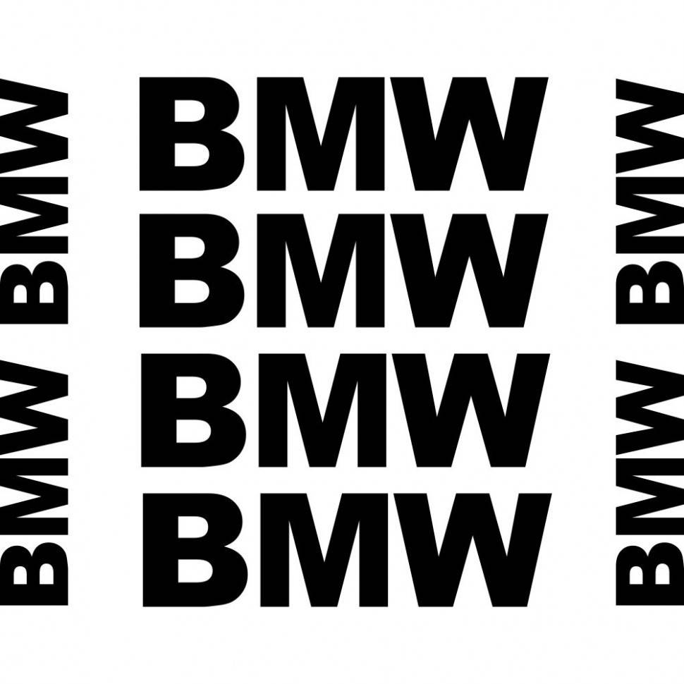 

Комплект наклеек на суппорта - BMW (8 шт.) v2