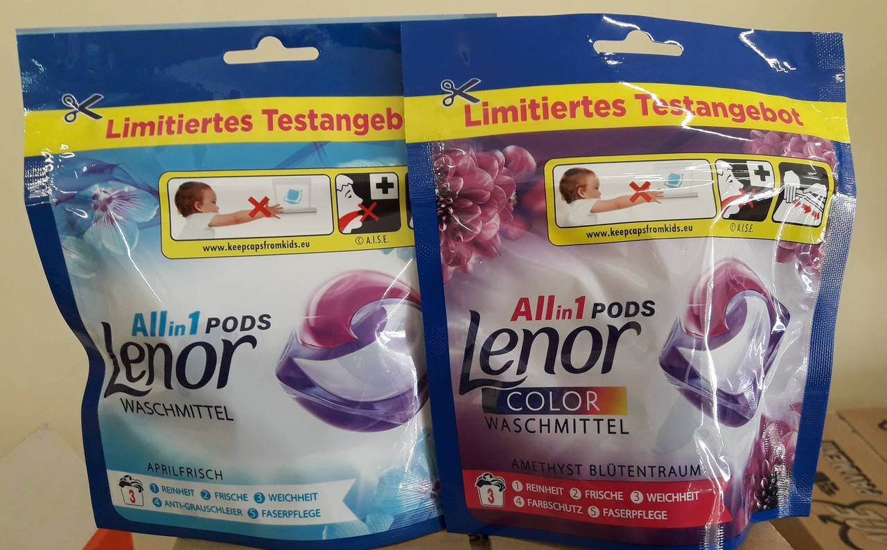 

Капсули для прання Lenor all in 1 Pods 3 шт