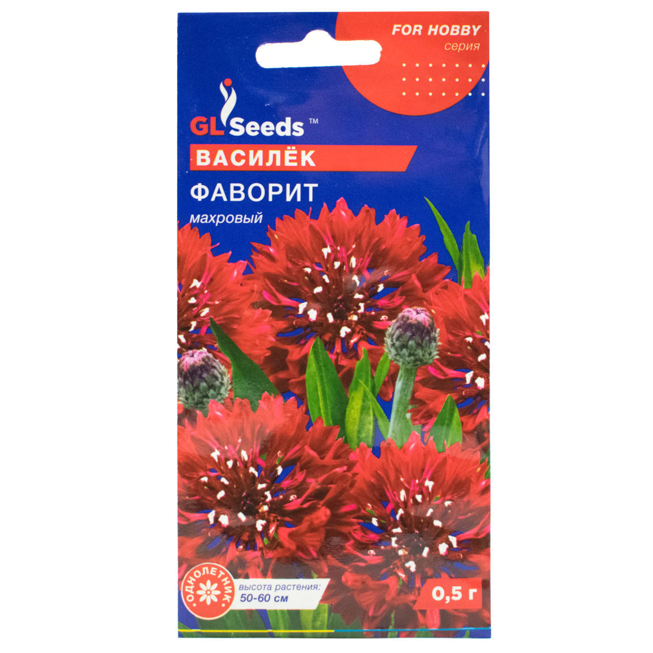 

Василёк Фаворит красный 0.5 г Gl Seeds