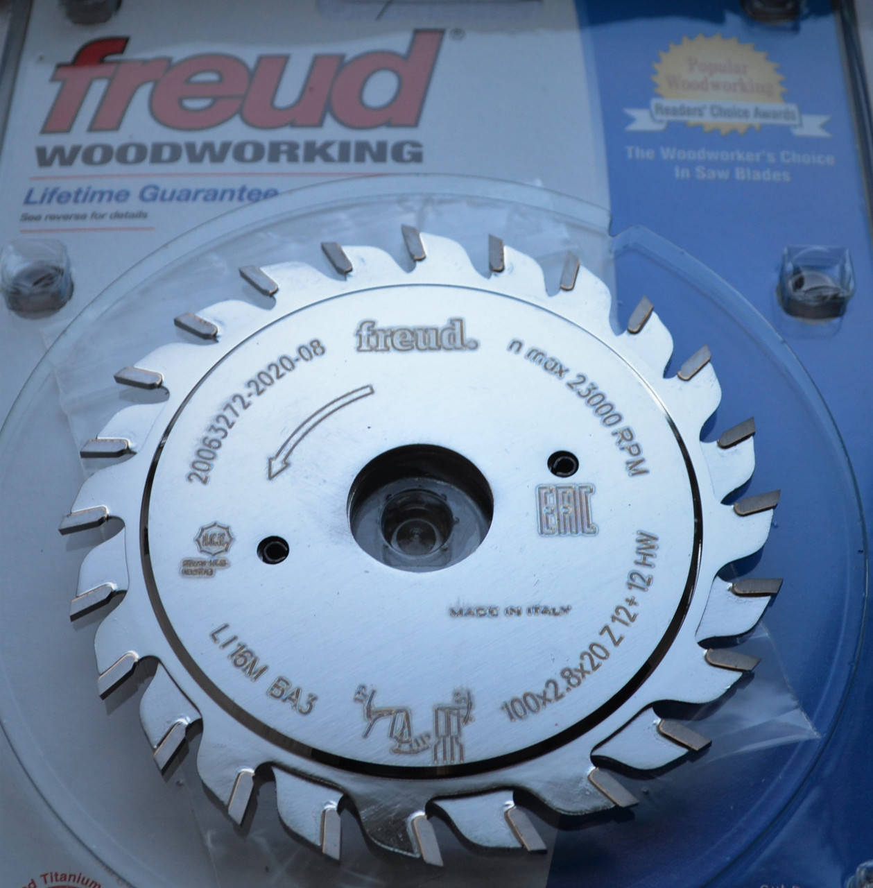 

Пила подрезная LI16M BA3 100х20 Z12+12