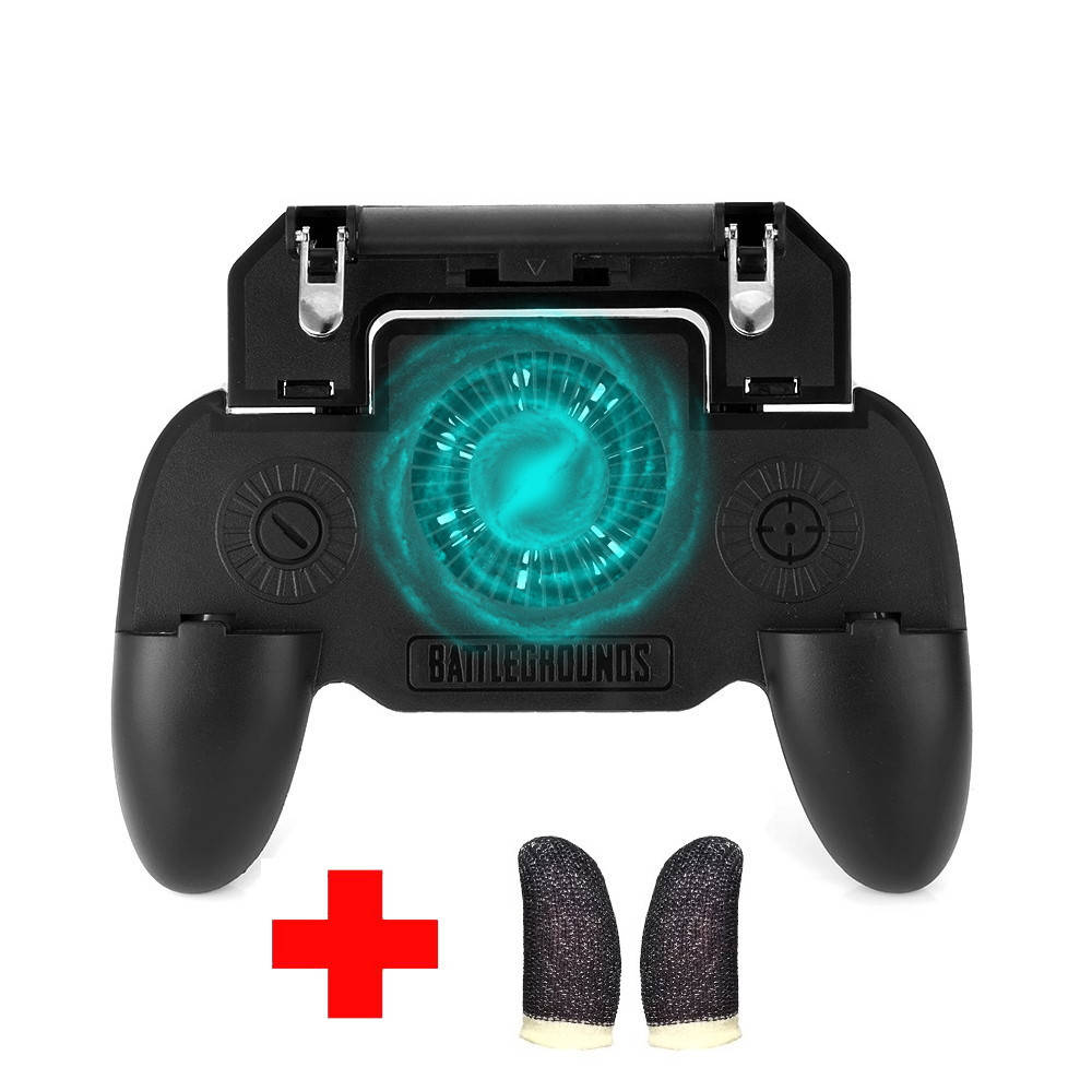 

Беспроводной геймпад триггер для смартфонов Sundy Union PUBG Mobile F2 c вентилятором и аккумулятором Original