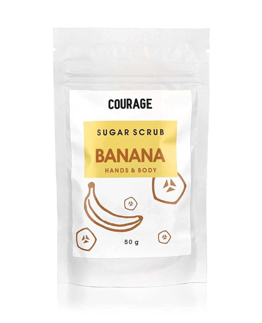

COURAGE Скраб для тіла цукровий Sugar scrub mini 50 г банан