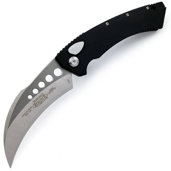 

Нож Microtech Custom Hawk Automatic Apocalyptic, Черный