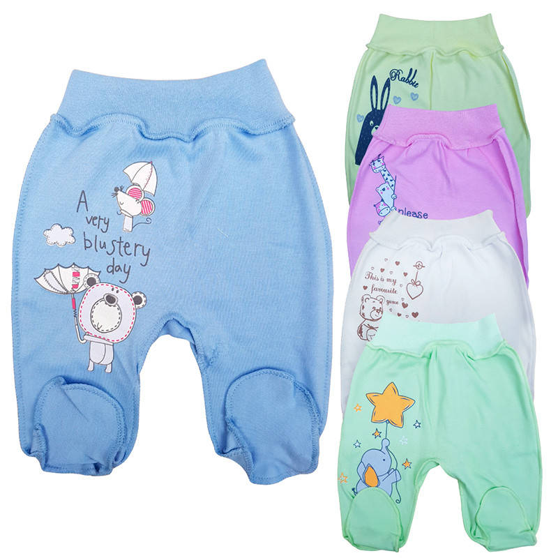 

Ползуны интерлок на еврорезинке "Penetka" №5 р.18(50-56), Разные цвета