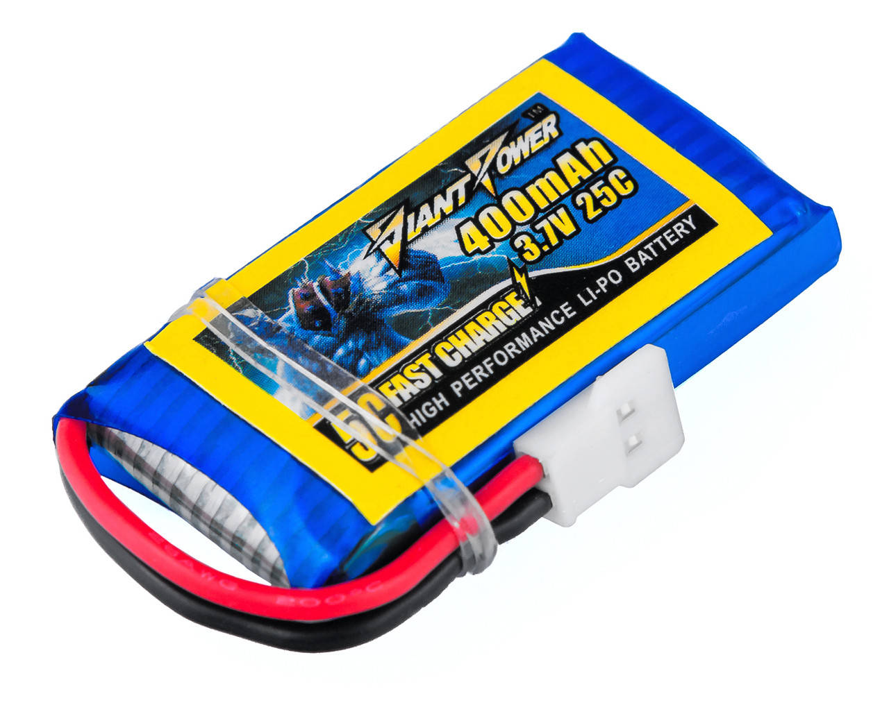 

Аккумулятор Giant Power Li-Pol 400mAh 3.7V 1S 25C 8x20x38мм для Walkera/Hubsan (AN)