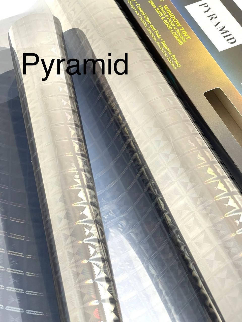 

Pyramid лазерная зеркальная тонировочная пленка голограмма 50смх3м, Разные цвета