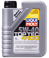 

Моторное масло LIQUI MOLY Top Tec 5w40 4100 синтетика 1л