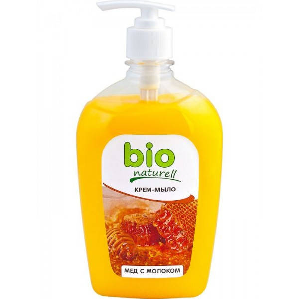 

Крем-мыло жидкое BIO Naturell Мёд с молоком, 500 мл