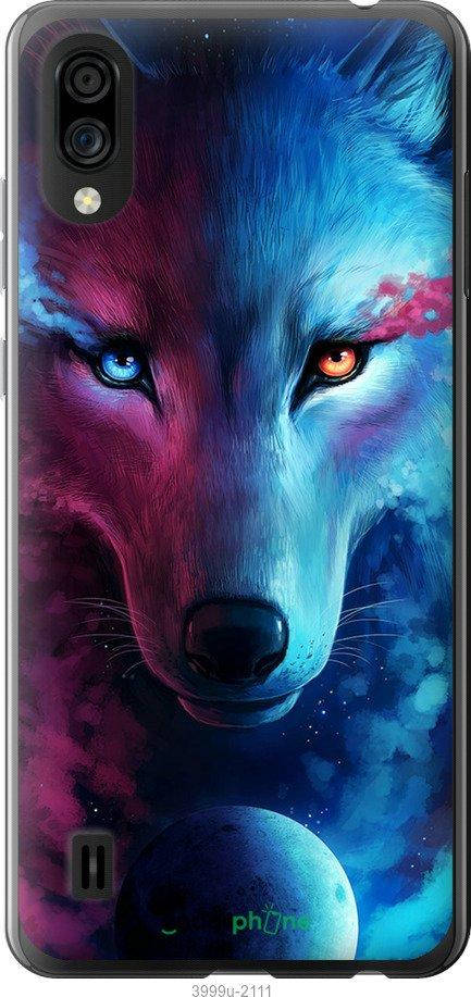 

Чехол на ZTE Blade A5 2020 Арт-волк "3999u-2111-56402", Розовый