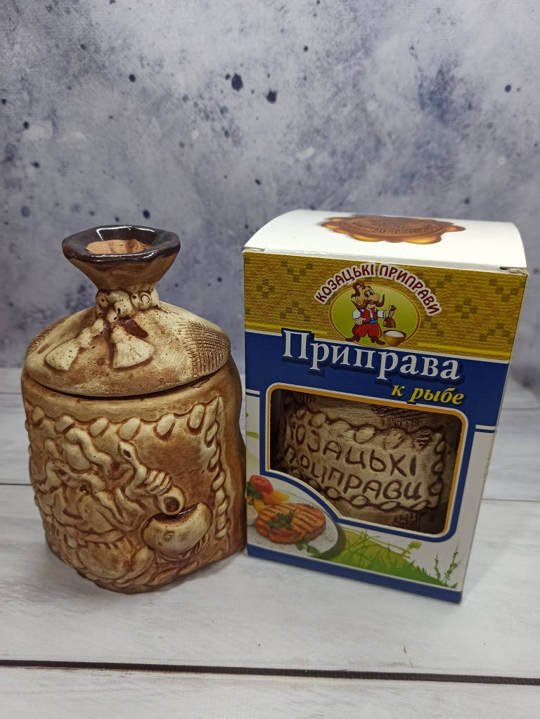 

Приправа "К рыбе" 100 гр (горшочек) ТМ Козацкие приправы