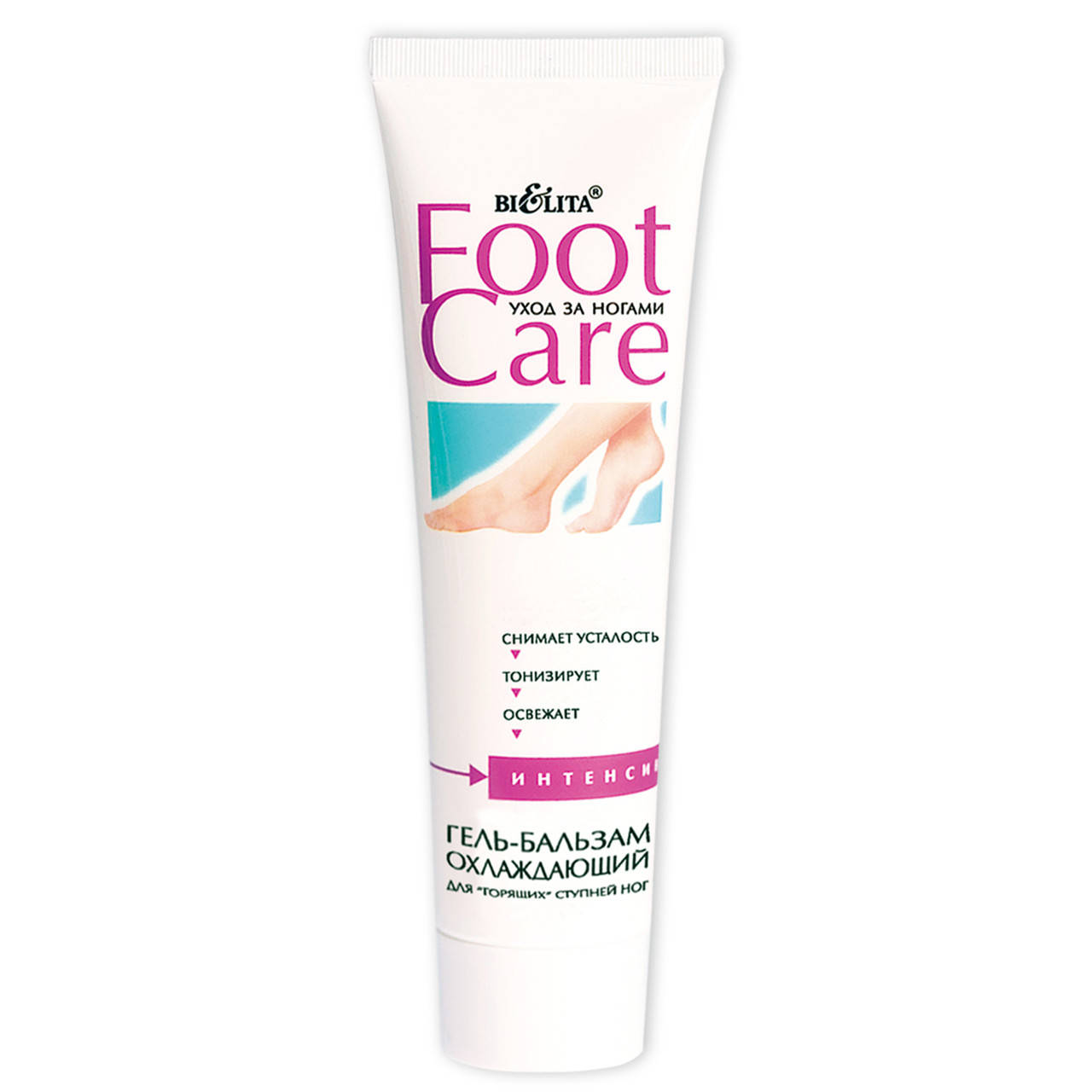 

Гель-бальзам охлаждающий для "горящих" ступней ног Bielita Foot Care 100 мл