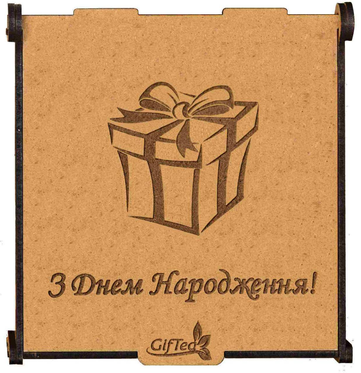 

Подарок на День Рождения. Подарочный набор чая "З Днем Народження" (Подарунок)
