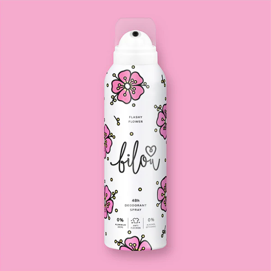 

Дезодорант Bilou Flashy Flower ( сладкая черешня и гранат) 150 мл