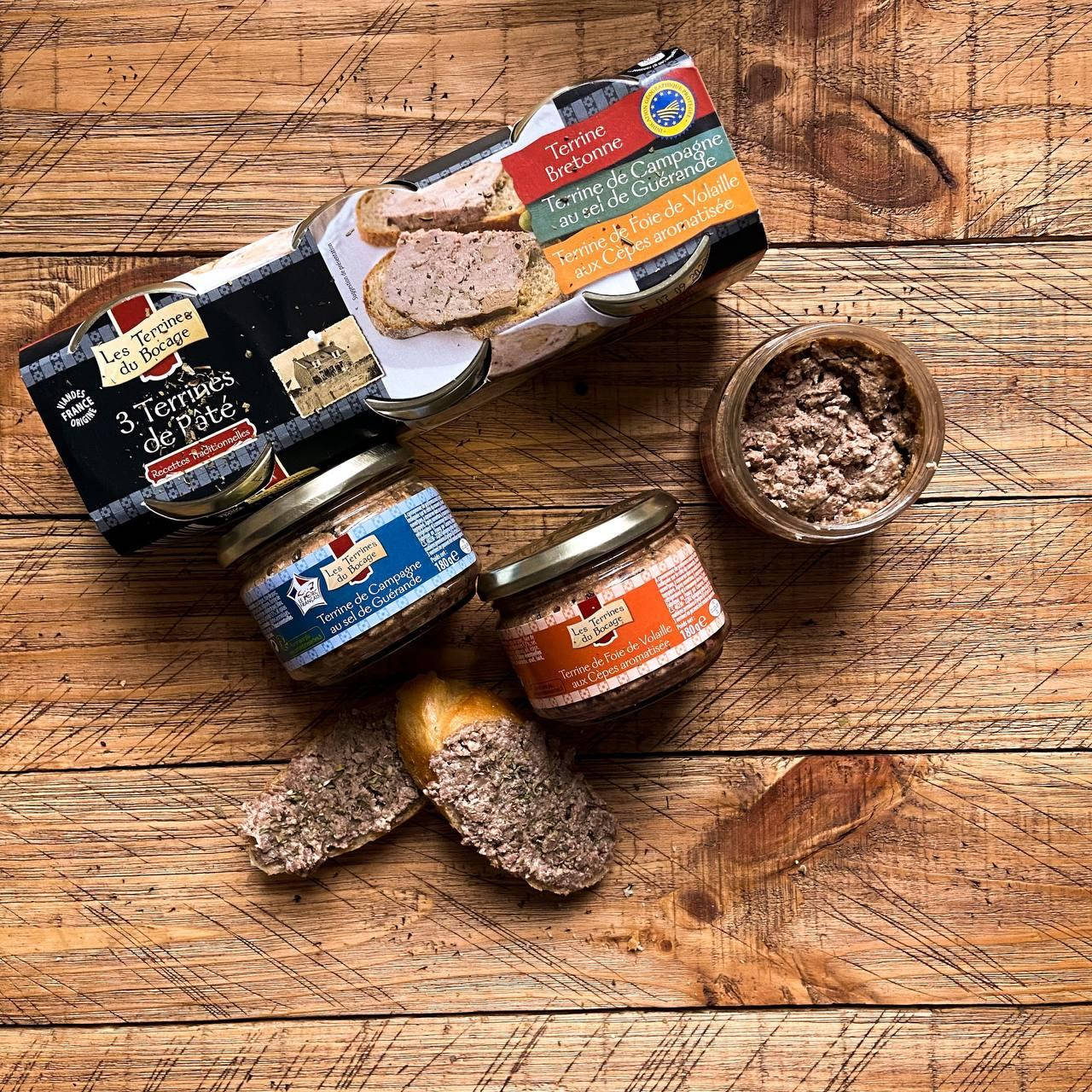 

Набор паштетов "Terrine Bretonne" 540г (3х180г)