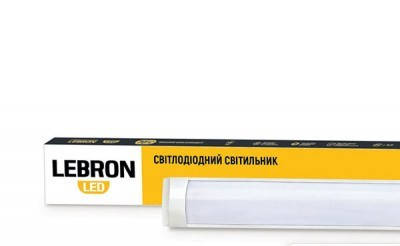 

LED светильник LEBRON L-Т8-LP, 36W, 1200 мм, 6200K, 2700Lm, угол 140°