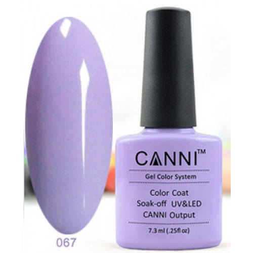 

Гель-лак CANNI 067 пастельный фиолетовый