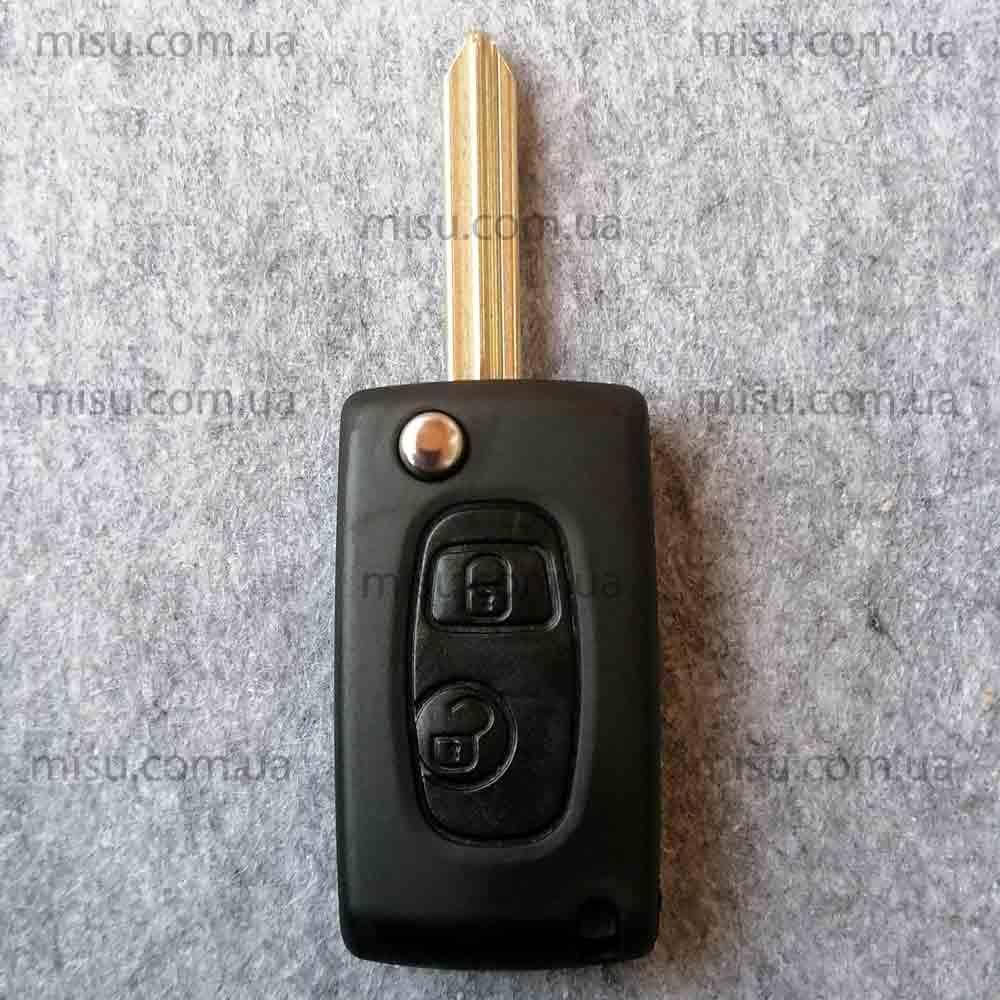 

Корпус ключа Citroen Peugeot 2 кнопки лезвие SX9