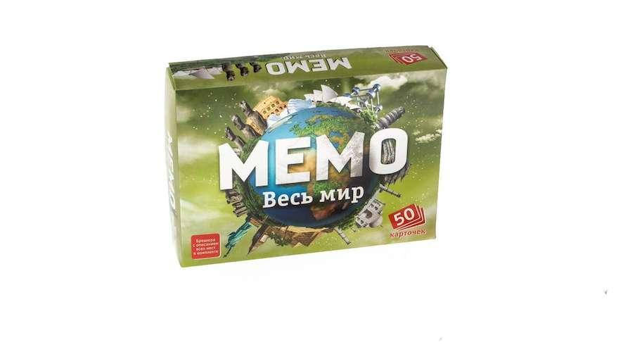 

Настольная игра Нескучные Игры МЕМО Весь мир (7204)