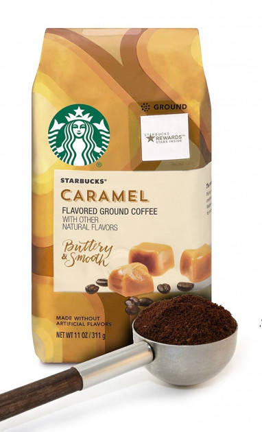 

Кофе молотый Starbucks Caramel Flavored Medium Roast Ground Coffee, 311g