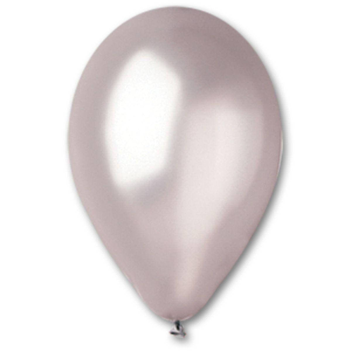 

Латексный шар 12"(30см) металлик серебро (38) Gemar