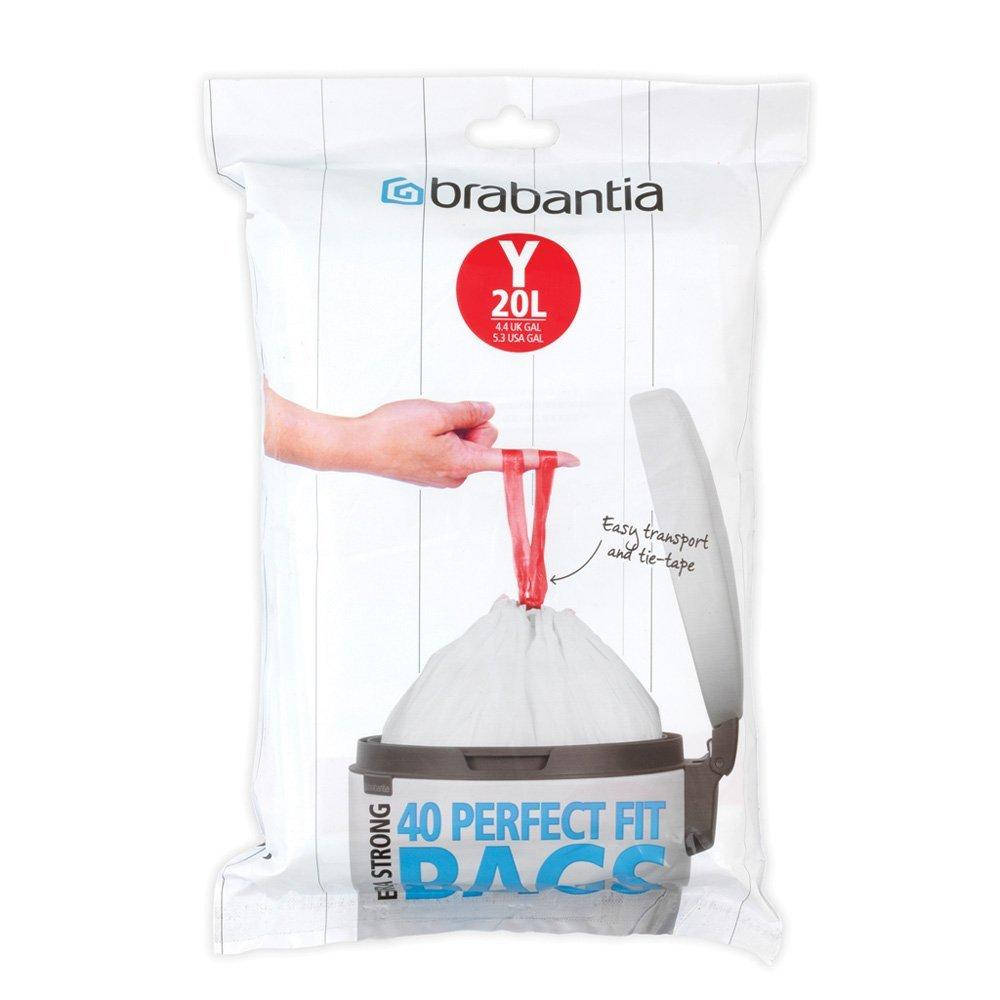 

Набор мусорных пакетов Brabantia (20 л), "Y", 40 шт (116865)